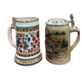 (2) Collector Steins