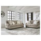 ASHLEY EINSGROVE 99" SANDSTONE SOFA & LOVE SEAT