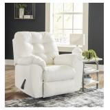 Ashley 59703 Donlen White Rocking Recliner