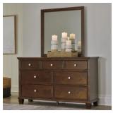 ASHLEY DANABRIN AMERICAN CLASSIC DRESSER & MIRROR