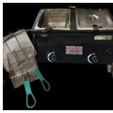 Preowned Propane Chef Spark BUR 1800 Double Fryer