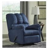 ASHLEY DARCY BLUE CONTEMPORARY RECLINER