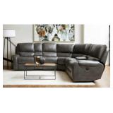 Pulaski Oxford Steel Triple Reclining Sectional