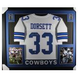 Autographed Tony Dorsett Framed Jersey