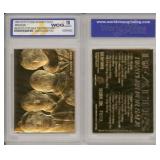 Beatles For Sale Album 23KT Gold Card