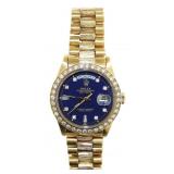 18kt Gold Day-Date President Rolex w/Diamond