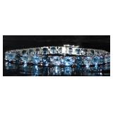 Natural 31.50 ct Swiss-London Blue Topaz Bracelet