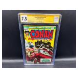Autograped 1975 Conan the Barbarian #55 Comic
