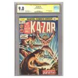 Autographed Ka-Zar #4 Comic Book