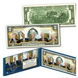 Living Presidents w/ Trump $2 Bill