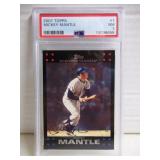 2007 Topps #7 Mickey Mantle Card