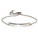 Sterling Silver Inscribable ID Bracelet *Heavy