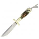 Marbles MR416 Safety Folder Imitation Stag Knife