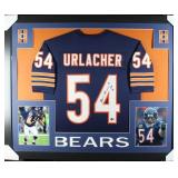 Autographed Brian Urlacher Framed Jersey