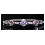 Beautiful Pink Sapphire Fashion Bracelet