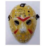 MASK SIGNED BY FRIDAY THE 13TH STAR ADRIENNE KING