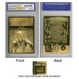 2001-02 Fleer 23kt Gold Wilt Chamberlain RARE Card