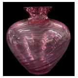 Pink Pilgrim Glass Vase