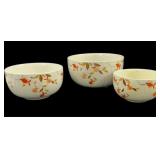 Autumn Leaf  Jewel Tea Hall (3) Pc Mixing Bowl