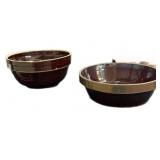 (2) USA Pottery Bowls