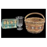 Americana Basket, Spooner & Christmas Knives