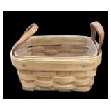 Lined Longaberger Basket