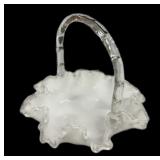8 ï¿½ Fenton Silver Crest Basket