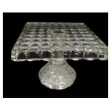 10 ï¿½ Square Fostoria Cake Stand
