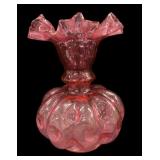 8 ï¿½ Fenton Cranberry Vase