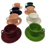 (8) Fiesta Cups & Saucers