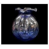 7.5 ï¿½ Fenton Blue Vase