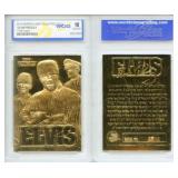 2010 Elvis Presley The King 23KT Gold Card
