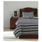 TWIN ASHLEY MERLIN 2-PIECE COVERLET SET