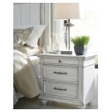 Ashley B777 Kanwyn Antique White Nightstand