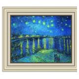 STARRY NIGHT OVER THE RHONE GICLEE BY VAN GOGH