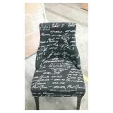 Designer Script chair