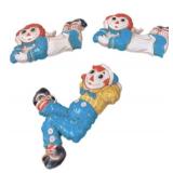 1977 Raggedy Ann & Andy Wall Plaques