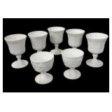 Milk Glass Stemware