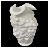 8.5 ï¿½ Milk Glass Vase