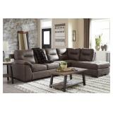 Ashley 62002 Maderla Walnut 2 pc Sectional Sofa