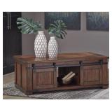 ASHLEY BUDMORE 50" FARMHOUSE COFFEE TABLE