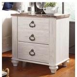 ASHLEY WILLOWTON FARMHOUSE  NIGHTSTAND