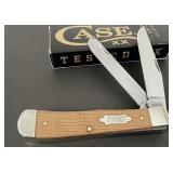 Case XX Natural Canvas Micarta Trapper Knife