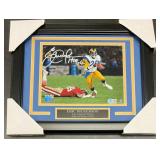 Autographed Eric Dickerson Rams Framed Photo