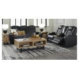 ASHLEY CENTER POINT PWR REC SOFA & LOVE W