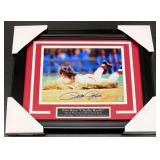 Autographed A1 Pete Rose Framed Photo