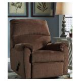 ASHLEY NERVIANO CHOCOLATE ZERO WALL RECLINER