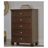 ASHLEY DANABRIN AMERICAN CLASSIC 5-DRAWER CHEST