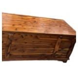 Solid Cedar Blanket Chest