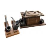 Estate Pipe Stands & Pipes